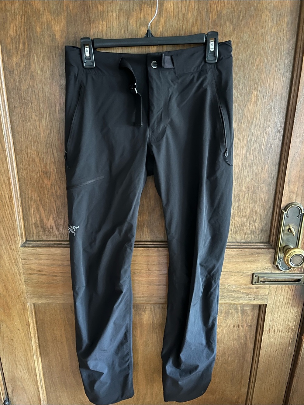 Arc'teryx Men's Black Softshell Hiking Pants